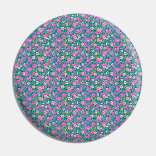 Pink flowers pattern Pin