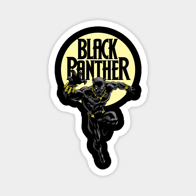 Black Panther Magnet by Chesterika