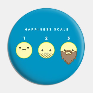 Happiness Scale Pin