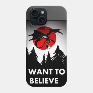 i want to believe dragon x files Phone Case