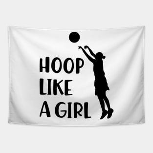 Basketball Girl - Hoop Like a Girl Tapestry