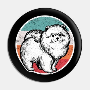 Vintage Retro Pomeranian Pin