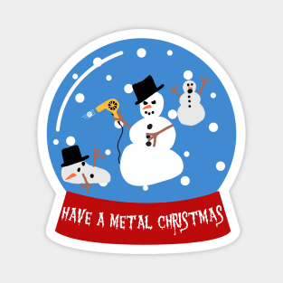 Have A Metal Christmas Magnet