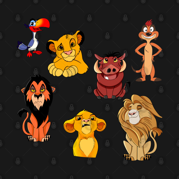 Discover Lion king set characters, Simba lion, Timone and Pumba, - The Lion King 2 Simba - T-Shirt