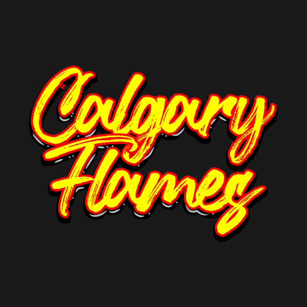 Calgary flames fans by Cahya. Id