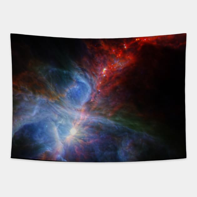 Orion Rainbow of Infrared Light Tapestry by The Black Panther