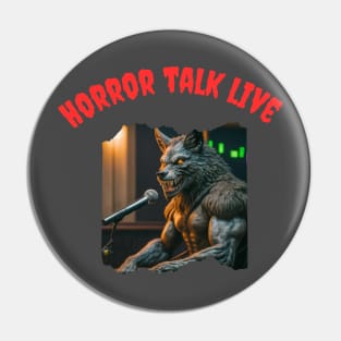 Horror Talk Live Pin