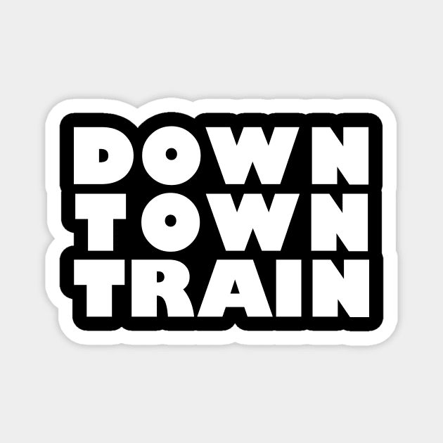 Downtown train Magnet by lkn