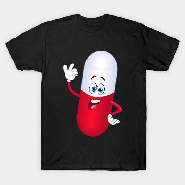 Discover Pill Cartoon - Pill - T-Shirt