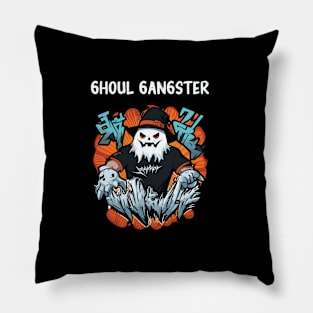 Spectral swagger scary halloween ghost Pillow