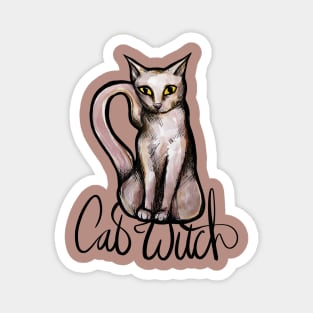 Cat Witch Magnet