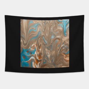 TURQUOISE & GOLD Tapestry