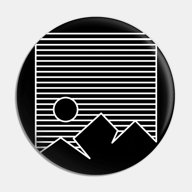 Mountain Stripes Pin by VEKTORKITA