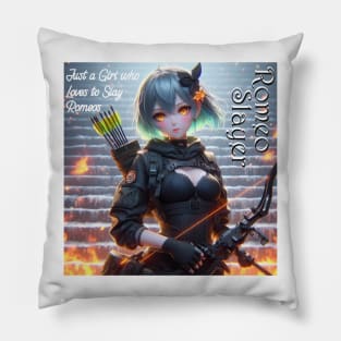 Gamer Girl - Romeo Slayer Pillow