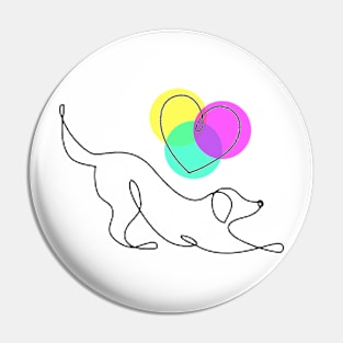 Dog love Pin