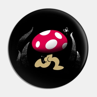 Ramblin' Evil Buttshroom Pin