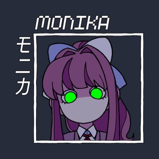 DDLC Just Monika by bluethebone T-Shirt