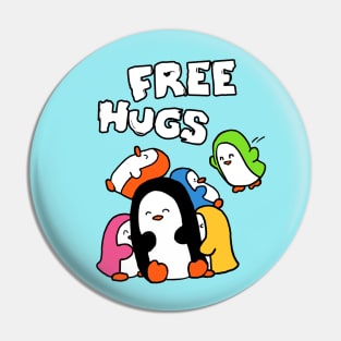 Humphrey & Friends - Free Hugs Pin