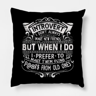 Introverted Serial Killer Pillow