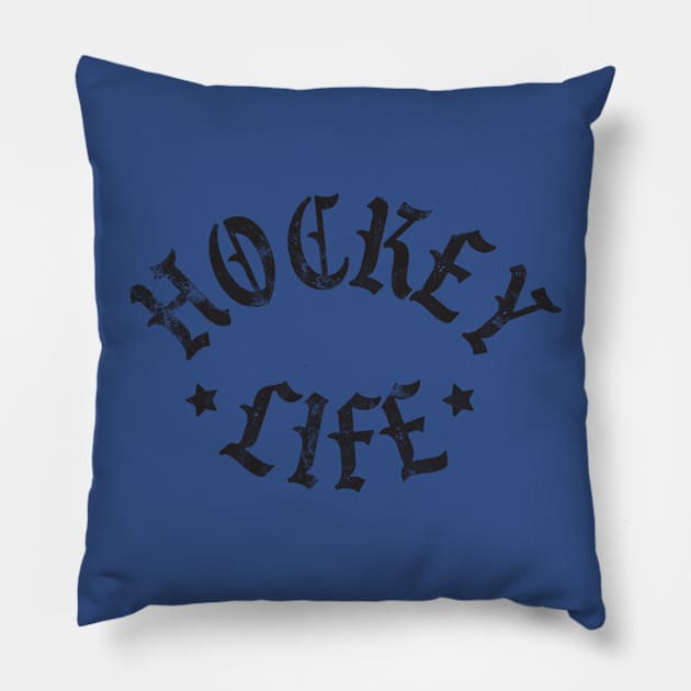 Hockey Life Retro Pillow by Rayrock76