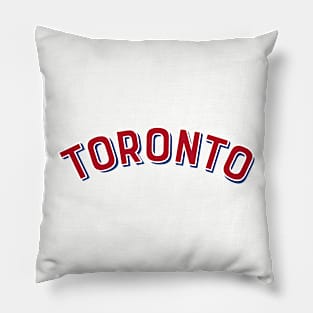 Toronto Canada Vintage Arched Type Pillow