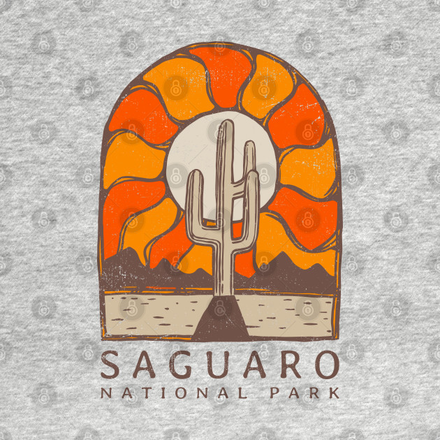 Discover Saguaro National Park - Saguaro National Park - T-Shirt