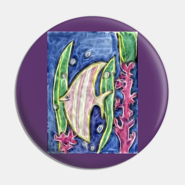 Aquarium Fish Pin by Mila-Ola_Art