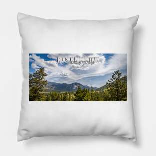 Rocky Mountain National Park Pillow