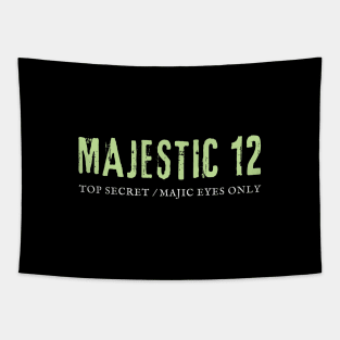 Majestic 12 UFO Alien Investigation Tapestry