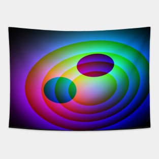 Twin Planets-Available As Art Prints-Mugs,Cases,Duvets,T Shirts,Stickers,etc Tapestry