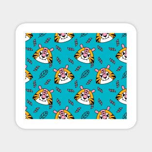 Tiger king pattern Magnet