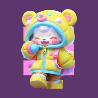 AKBLM - SHIBBY GENKI 元気 KUMA | 3D KAWAII CHIBI BABY MASCOT T-Shirt