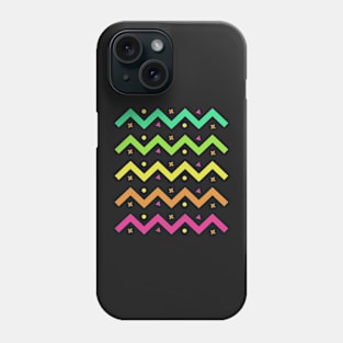 watercolor Chevron pattern Phone Case