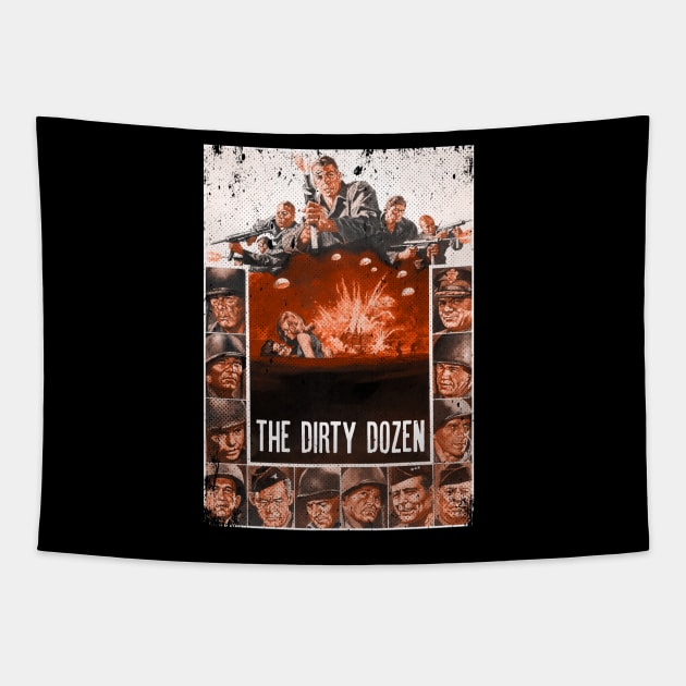 Warriors of Justice The Dirty Iconic Scene Tee Tapestry by Camping Addict