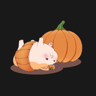 FFXIV - Halloween Pumpkin Fat Cat T-Shirt