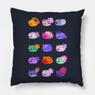 Flower sea slug Pillow