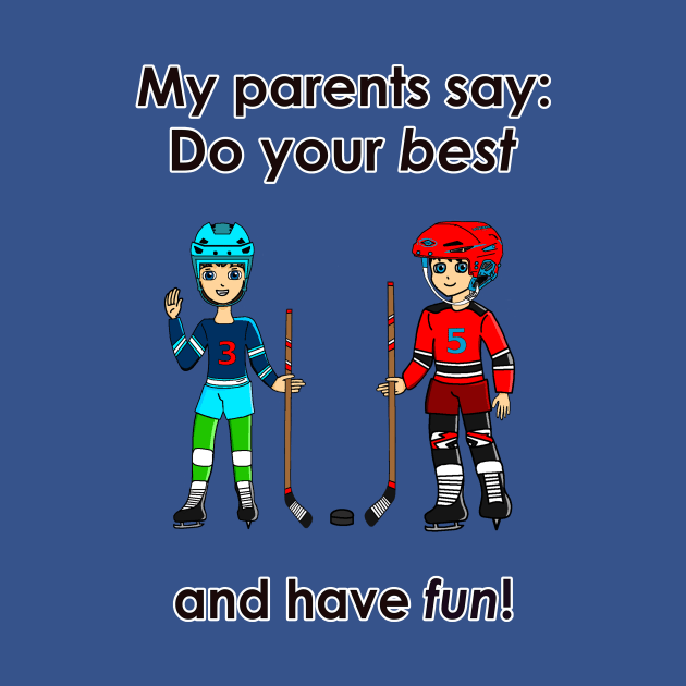 Anime Hockey Boy and Girl by SuperstarMAP