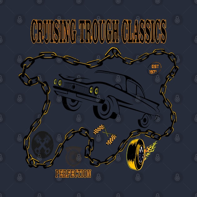 Cruising Through Classics Old School Elegance car classic vintage by Mirak-store 