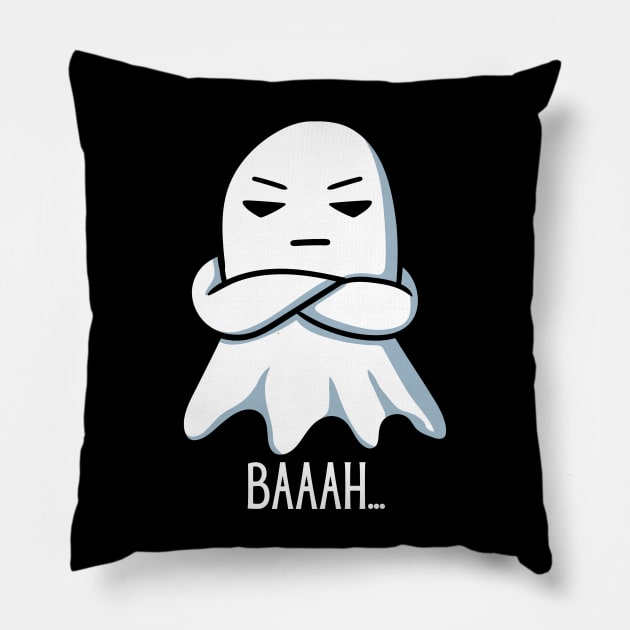 Funny Ghost Pillow by Norse Magic