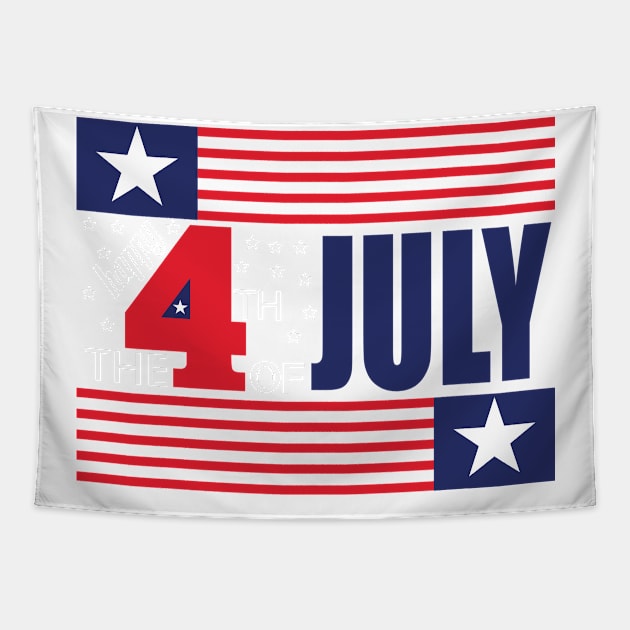 independence day Tapestry by FUNNY LIFE