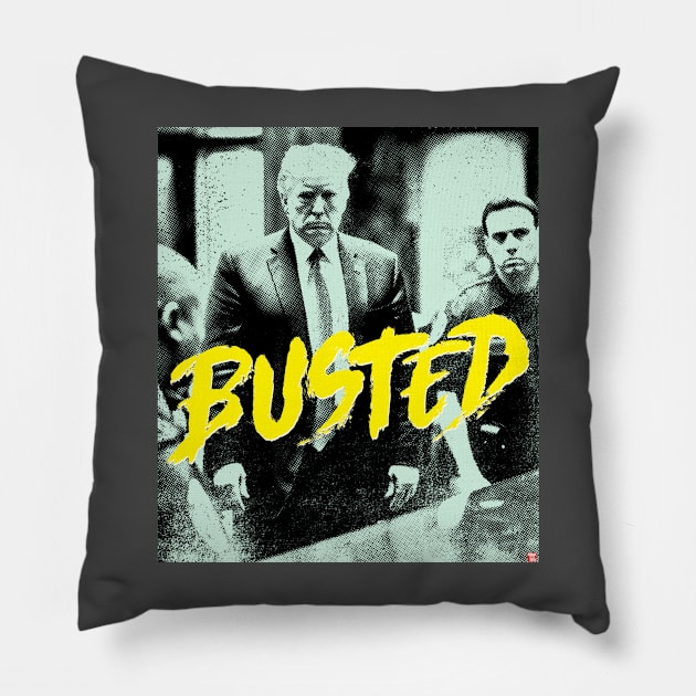 Donald Trump Busted Pillow by TeeLabs