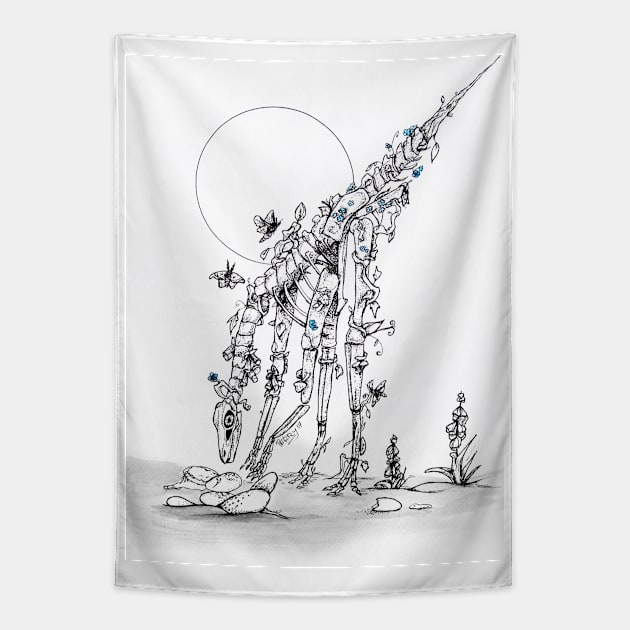 Forget me Not Tapestry by Perryology101