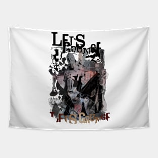 Leis Grunge Tapestry