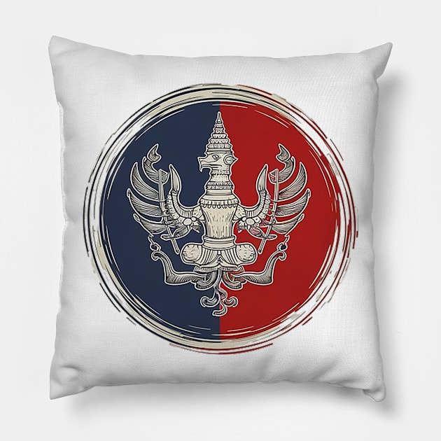 CAMBODIA Pillow by likbatonboot