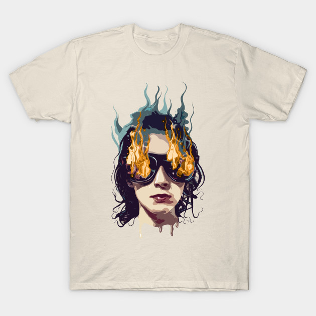 The Girl On Fire Salty T Shirt Teepublic