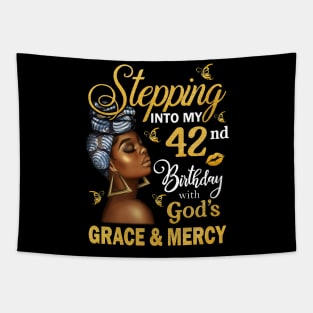 Stepping Into My 42nd Birthday With God's Grace & Mercy Bday Tapestry