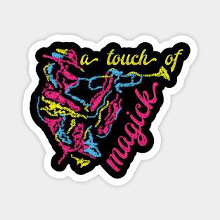 A Touch Of Magick Trumpet Player Magnet