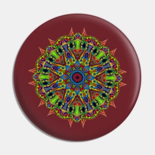 Rustic Mandala Pin