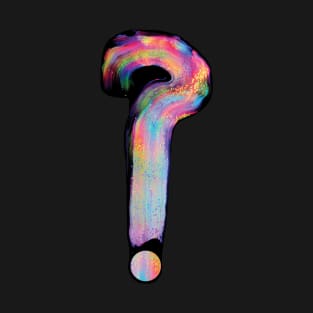 Psychedelic Tipper Question Mark T-Shirt