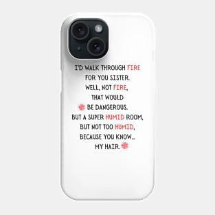 Sister Relationship sibblings Phone Case